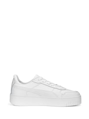 Puma White Womens Carina Street Trainers - Image 2 of 6
