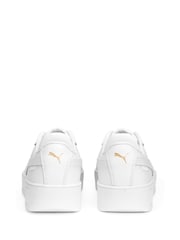 Puma White Womens Carina Street Trainers - Image 4 of 6
