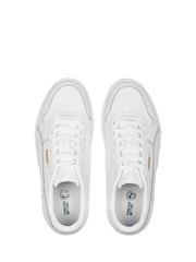 Puma White Womens Carina Street Trainers - Image 5 of 6