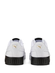 Puma White Womens Carina 2.0 Trainers - Image 3 of 4