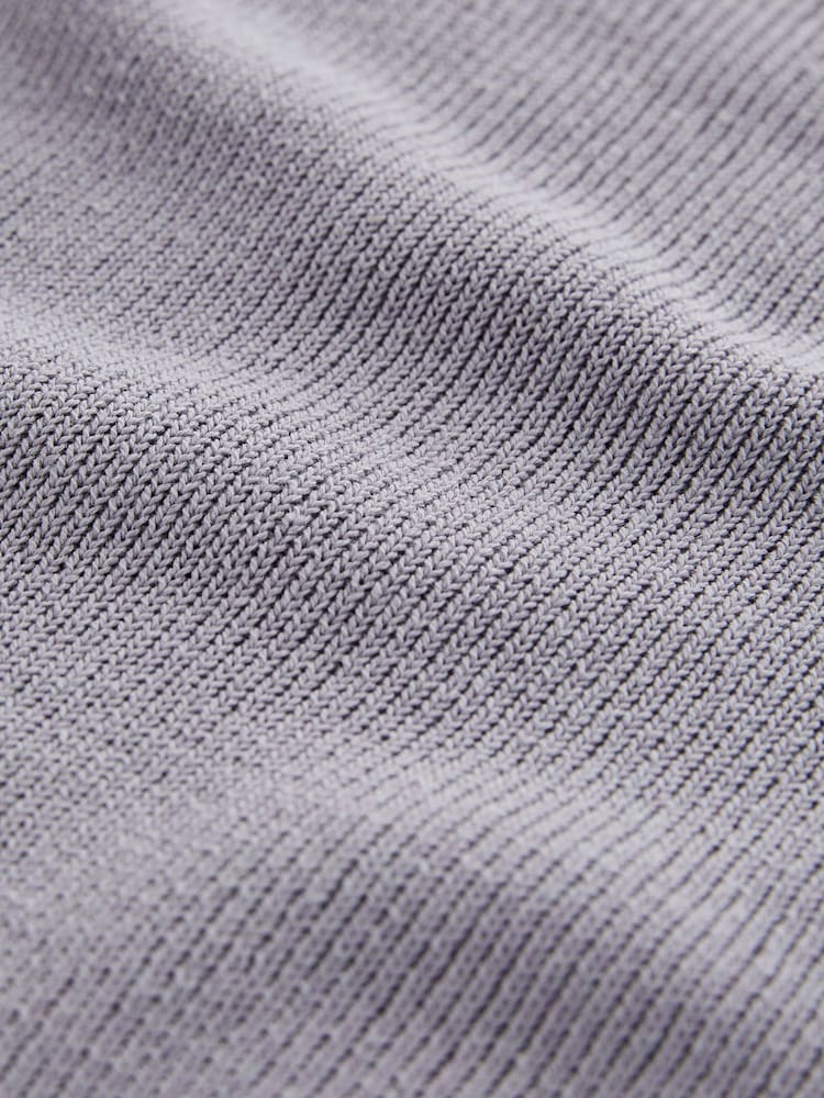 Lilac Purple Linen Square Neck Vest - Image 6 of 6