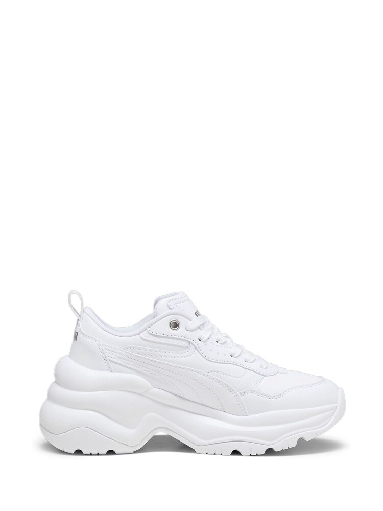 Puma off White Womens Cilia Wedges Trainers - Image 1 of 6