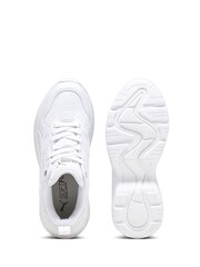 Puma off White Womens Cilia Wedges Trainers - Image 4 of 6