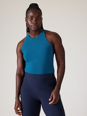 Athleta Blue Renew Seamless Racerback Tank Top - Image 1 of 5