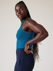 Athleta Blue Renew Seamless Racerback Tank Top - Image 3 of 5