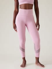 Athleta Pink Salutation Stash 7/8 Leggings - Image 1 of 5