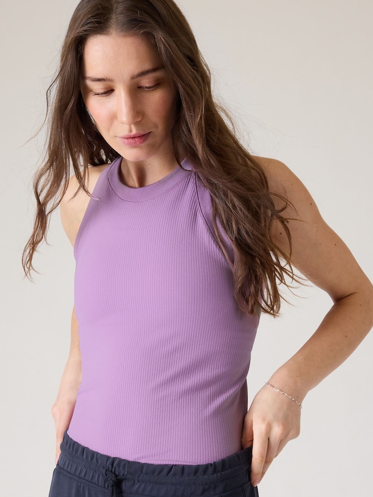 Athleta Pink Renew Seamless Racerback Tank Top - Image 8 of 8 Athleta Pink Renew Seamless Racerback Tank Top - Image 8 of 8