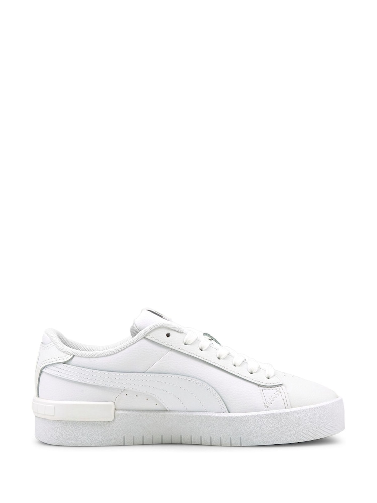 Puma White Jada Youth Trainers - Image 1 of 6