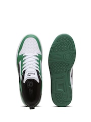 Puma Ivory White Rebound V6 Lo Youth Trainers - Image 4 of 6