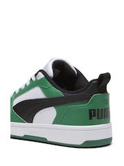 Puma Ivory White Rebound V6 Lo Youth Trainers - Image 6 of 6