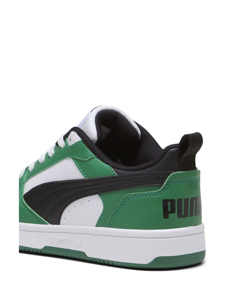 Puma Ivory White Rebound V6 Lo Youth Trainers - Image 6 of 6