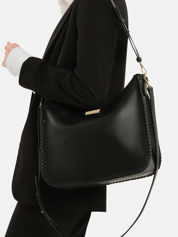Laura Ashley Black Medium Shoulder Bag - Image 1 of 5