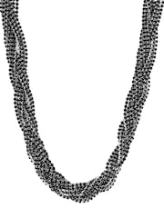Jon Richard Silver Rhodium Plated Statement Twisted Jet Collar Necklace - Image 1 of 1