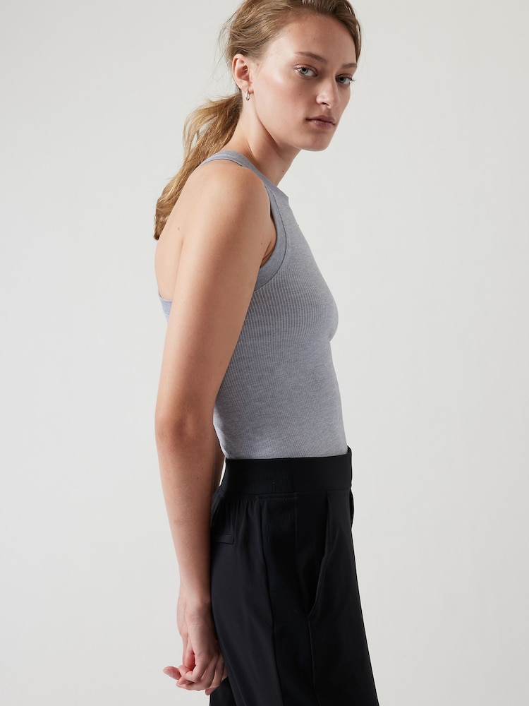 Athleta Grey Renew Seamless Racerback Tank Top - Image 5 of 5 Athleta Grey Renew Seamless Racerback Tank Top - Image 5 of 5