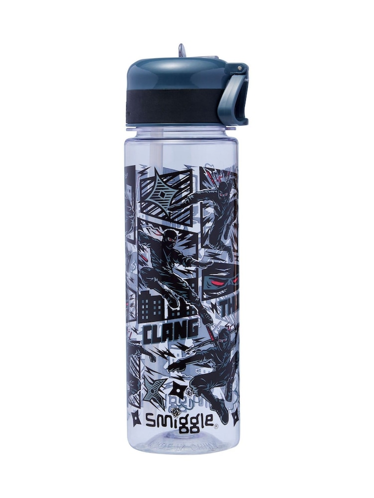 Smiggle Black Realm Plastic Drink Bottle 650ML - Image 2 of 2