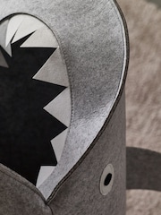 Shark Grey Felt Character Bag Laundry Basket - Image 4 of 6