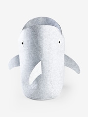 Shark Grey Felt Character Bag Laundry Basket - Image 5 of 6