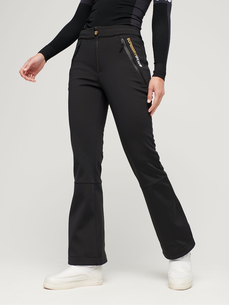 Superdry Black Ski Softshell Slim Trousers - Image 1 of 3