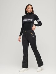 Superdry Black Ski Softshell Slim Trousers - Image 2 of 3
