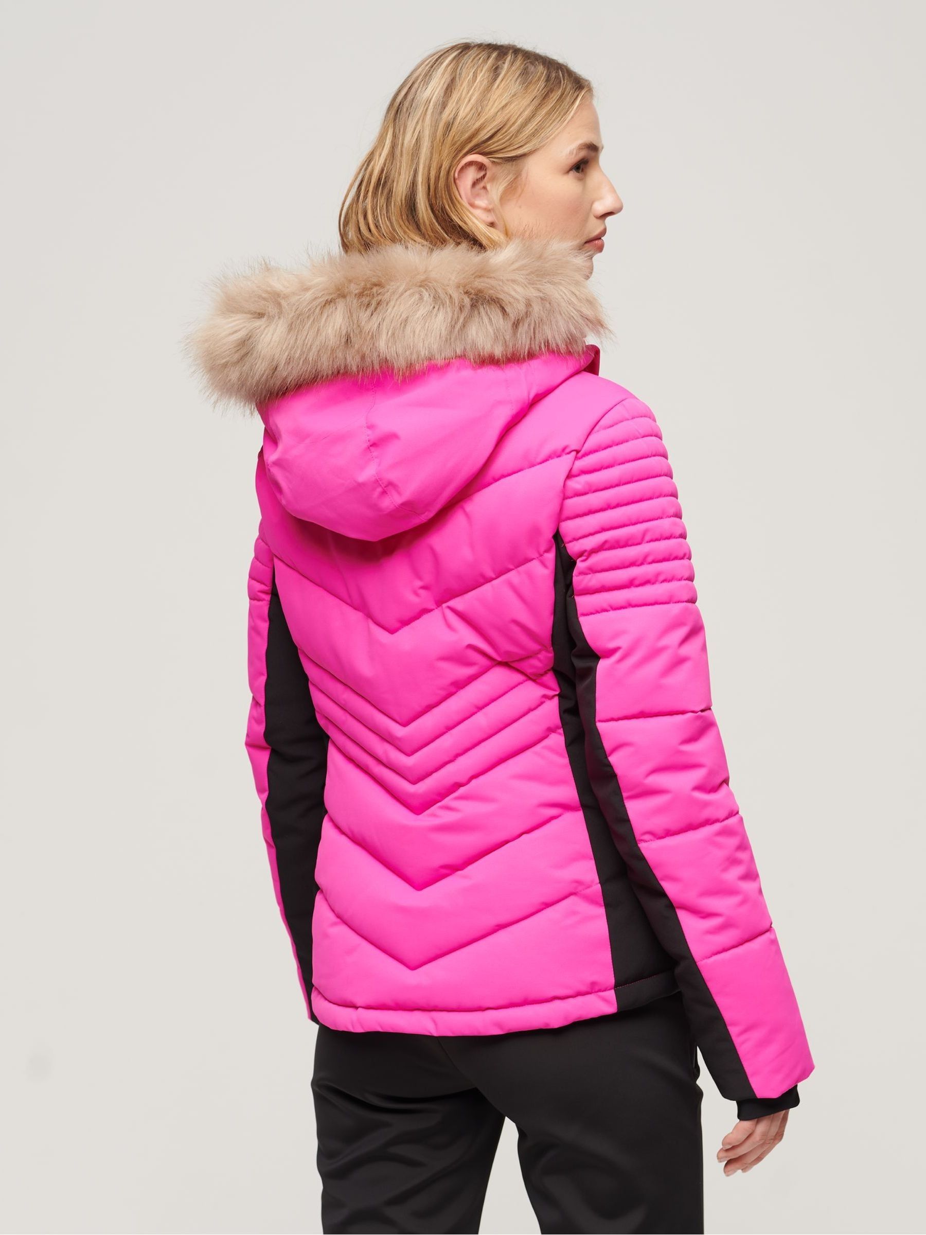 Superdry pink ski jacket hotsell