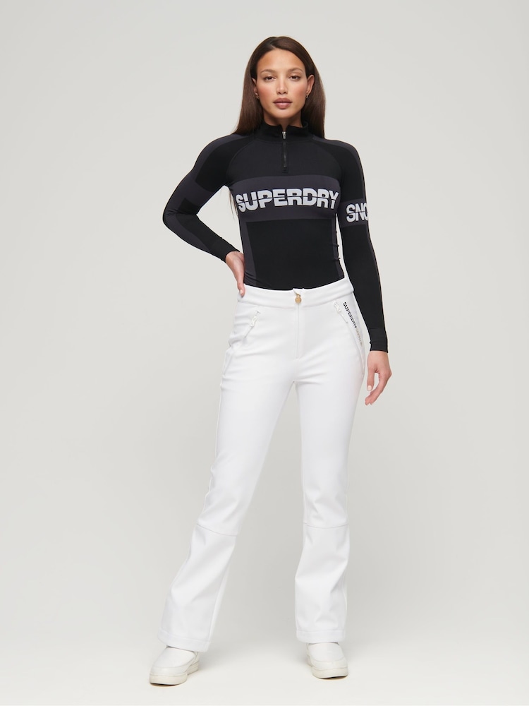 Superdry White Ski Softshell Slim Trousers - Image 2 of 3