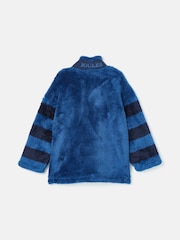 Joules Boys' Always Cosy Blue Half Zip Borg Fleece - Image 2 of 5