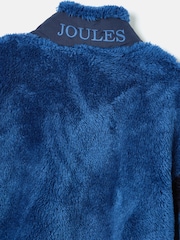 Joules Boys' Always Cosy Blue Half Zip Borg Fleece - Image 4 of 5