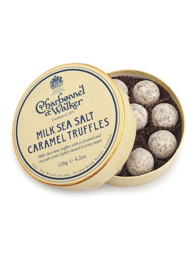 Charbonnel et Walker 120g Milk Sea Salt Caramel Chocolate Truffles - Image 1 of 2 Charbonnel et Walker 120g Milk Sea Salt Caramel Chocolate Truffles - Image 1 of 2