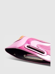 River Island Pink Terry De Havilland Swirl Print Clutch Bag - Image 6 of 6