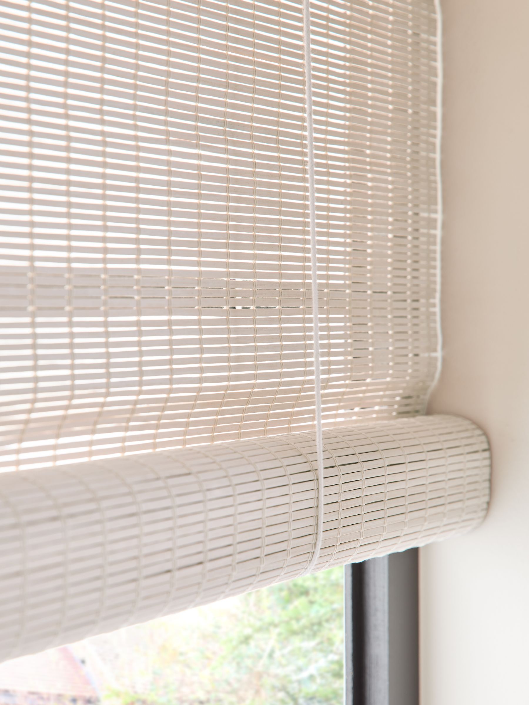 Buy White Ready Made Bamboo Roller Blinds from the Next UK online shop