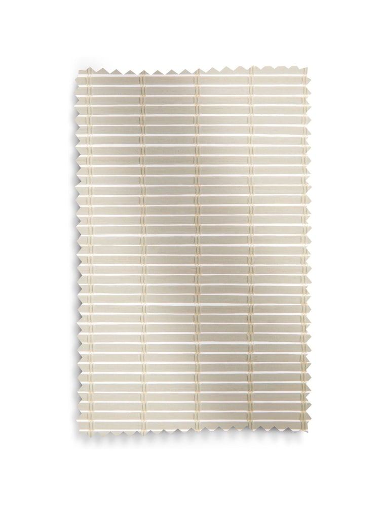White Ready Made Bamboo Roller Blind - Image 6 of 6