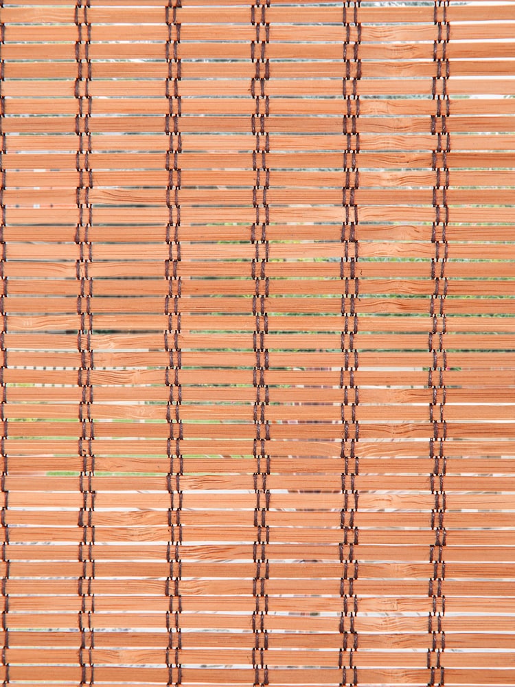 Natural/Black Ready Made Bamboo Roller Blind - Image 6 of 6