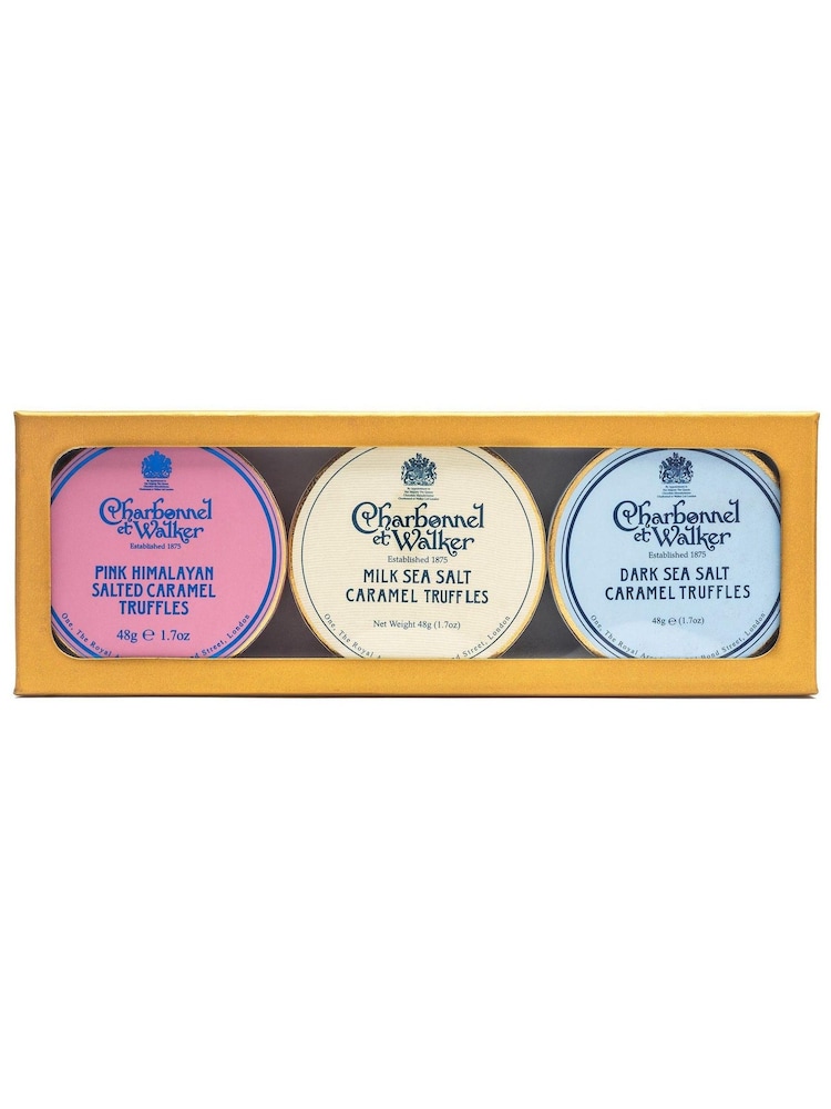Charbonnel et Walker 144g Dark, Milk and Pink Himalayan Chocolate Truffles Gift Set - Image 1 of 1