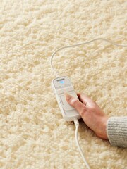 Beurer White Monogram by Komfort Heated Mattress Cover Electric Blanket - Image 4 of 8