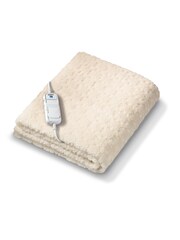 Beurer White Monogram by Komfort Heated Mattress Cover Electric Blanket - Image 7 of 8