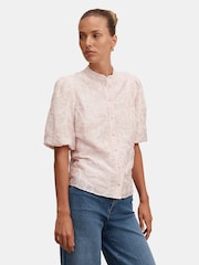 Forever New Pink Arlow Embroidered Blouse - Image 4 of 5