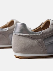 Mint Velvet Grey Rach Quilted Trainers - Image 3 of 4