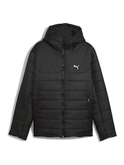 Puma Black Essentials Hooded Padded Jacket - Image 6 of 7