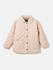 Joules Kids' Mayberry Natural Quilted Jacket - Image 1 of 4