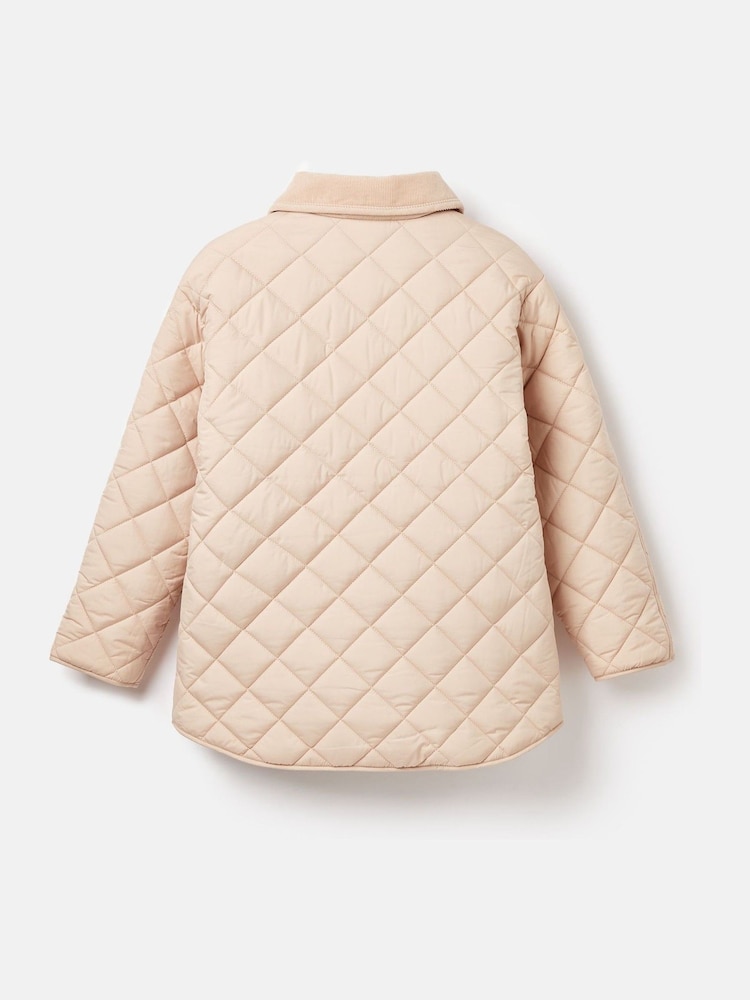 Joules Kids' Mayberry Natural Quilted Jacket - Image 2 of 4