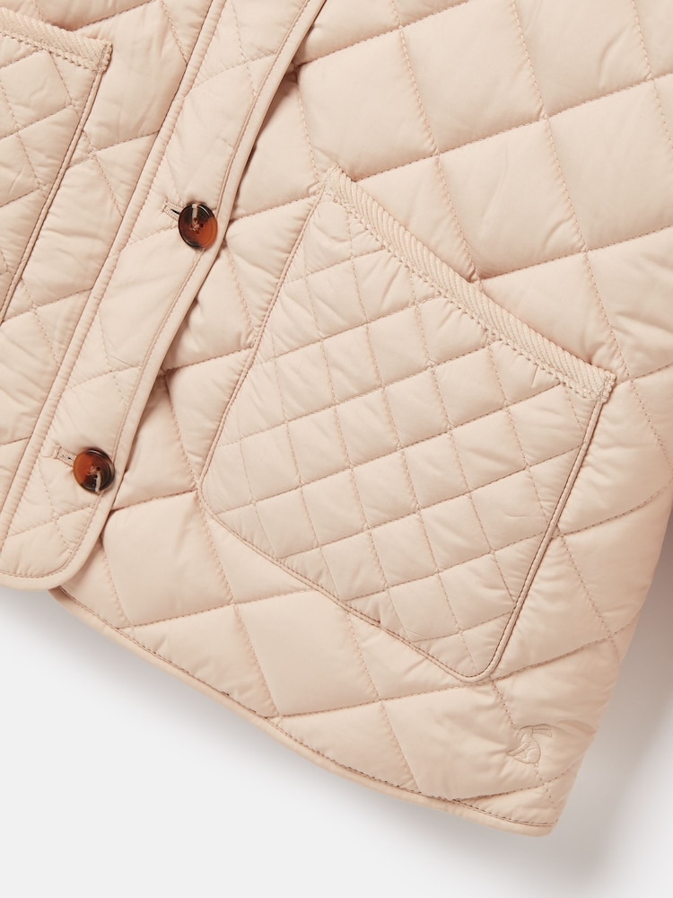 Joules Kids' Mayberry Natural Quilted Jacket - Image 4 of 4
