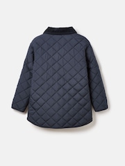 Joules Kids' Mayberry Navy Blue Quilted Jacket - Image 2 of 4
