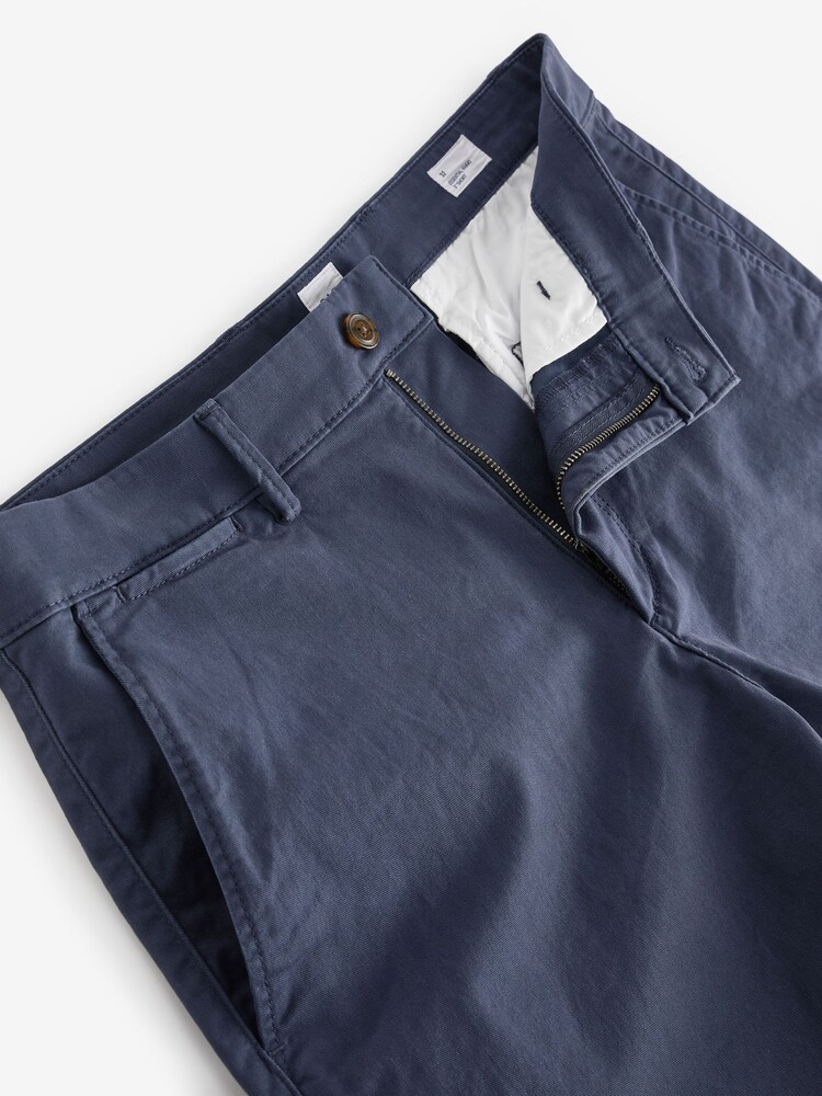 Gap Navy Blue Long Length 9' Chino Shorts - Image 5 of 5 Gap Navy Blue Long Length 9' Chino Shorts - Image 5 of 5