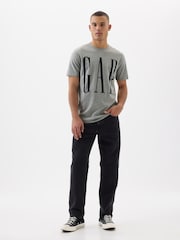 Gap Grey Everyday Logo 100% Cotton Crew Neck Short Sleeve T-Shirt - Image 3 of 5