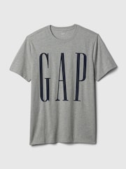 Gap Grey Everyday Logo 100% Cotton Crew Neck Short Sleeve T-Shirt - Image 5 of 5