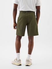 Gap Khaki Green Long Length 9' Chino Shorts - Image 2 of 6