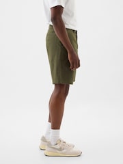 Gap Khaki Green Long Length 9' Chino Shorts - Image 3 of 6