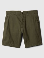 Gap Khaki Green Long Length 9' Chino Shorts - Image 5 of 6
