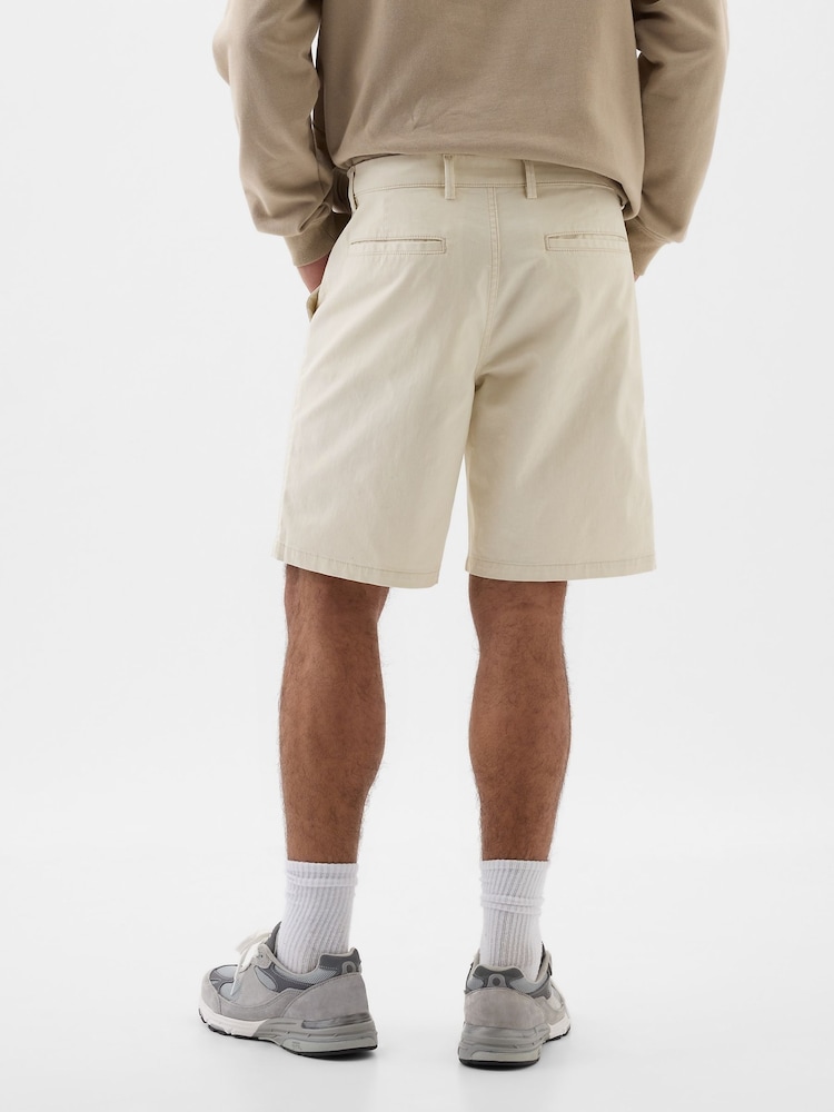 Gap Cream Long Length 9' Chino Shorts - Image 2 of 4