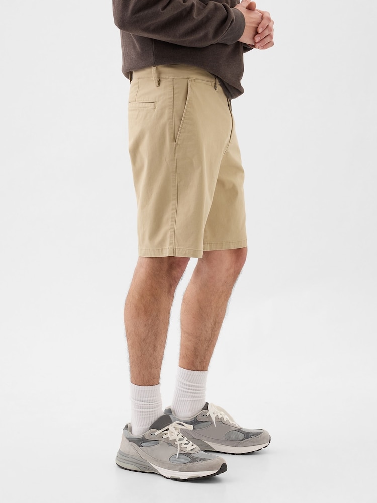 Gap Beige Long Length 9' Chino Shorts - Image 6 of 6